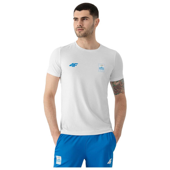 4F Ανδρική κοντομάνικη μπλούζα Greece-Tokyo 2020 4F Ανδρική κοντομάνικη μπλούζα Greece-Tokyo 2020